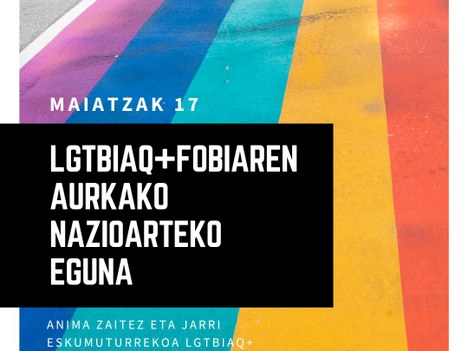 17 de mayo, día internacional contra LGTBIAQ+fobia