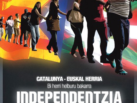 Actos de solidaridad con la Diada de Catalunya