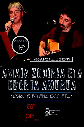 Amaia Zubiria y Edorta Amurua
