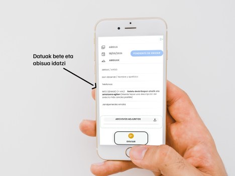 Aplicación para avisar las incidencias