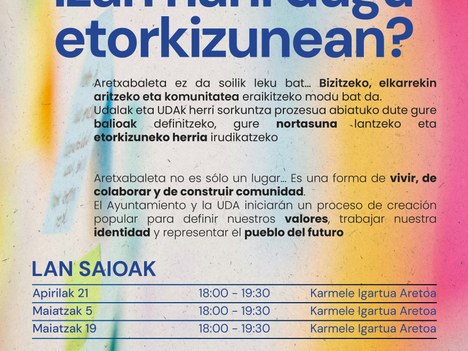 ¿Cómo queremos ser las y los Atxabaltarras del futuro?