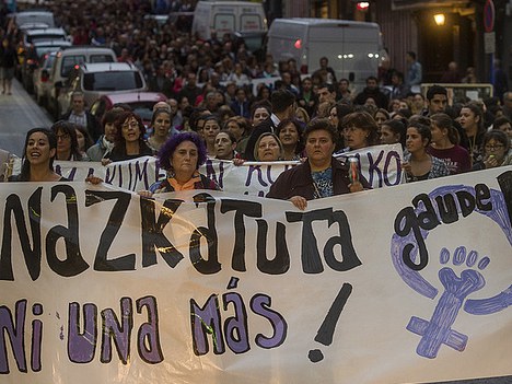 Concentración en la plaza