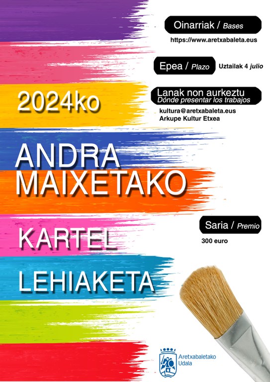 Concurso de carteles  Andramaixak 2024