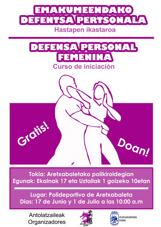 Curso de defensa personal para mujeres