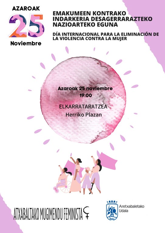 Declaración institucional con motivo del 25 de noviembre “Día Internacional de la Eliminación de la Violencia contra las Mujeres”