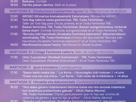Declaración institucional del 8 de marzo