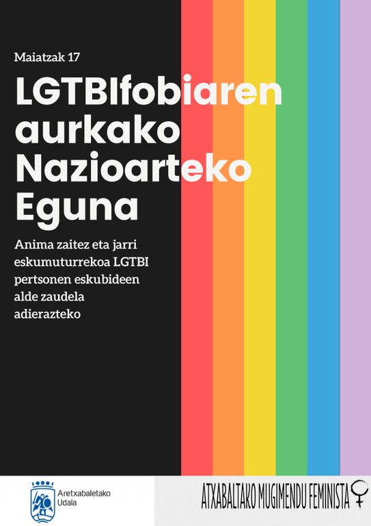 Declaración institucional en el Día Internacional contra la LGTBIFOBIA