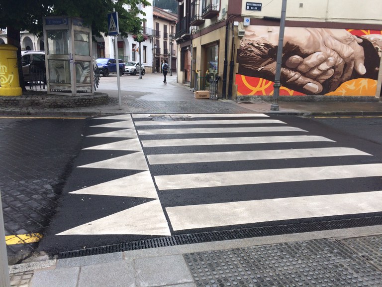 El ayuntamiento de Aretxabaleta está realizando diversos trabajos para mejorar la accesibilidad