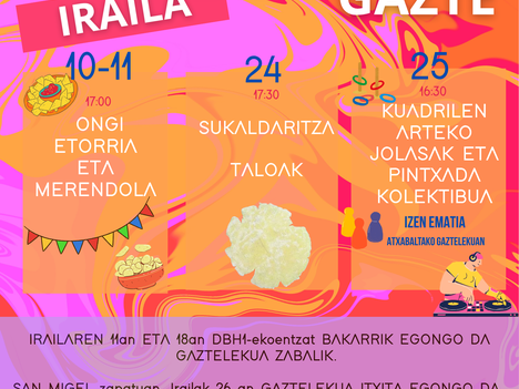 El gazteleku Atxagazte inicia este fin de semana el nuevo curso