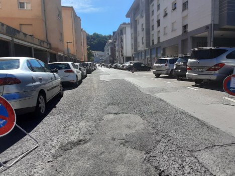El lunes arranca el asfaltado de la calle entre Belorrieta y Andramari