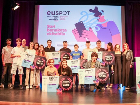 El spot "Izan burua, altxa burua" gana el concurso EUSPOT