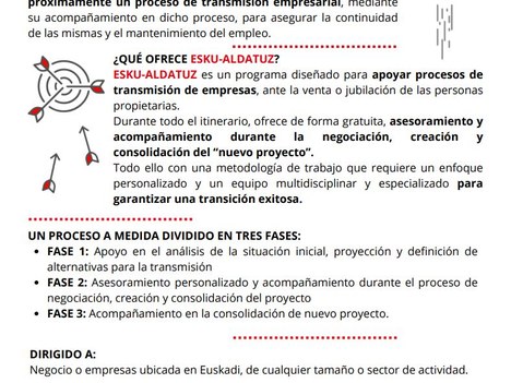 Gestiona el relevo de tu empresa