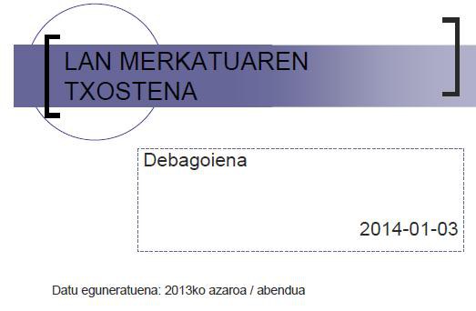 Informe del mercado laboral