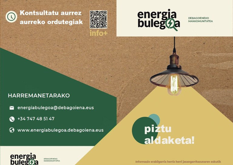 La Oficina de la Energía del Debagoiena vuelve a estar en marcha: ¡enciende el cambio!