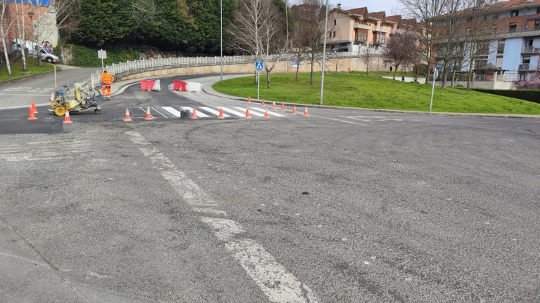 Las obras de canalización ejecutadas por la Diputación Foral de Gipuzkoa se encuentran en fase de finalización.