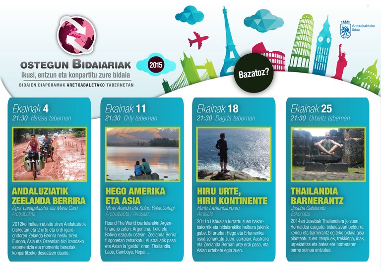 Ostegun bidaiariak 2015 ya está en marcha