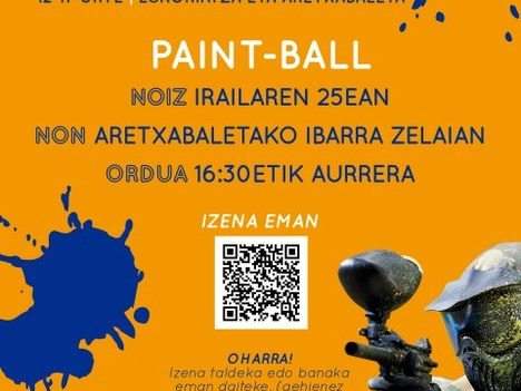 Sesión de Paintball para adolescentes, el sábado en Ibarra