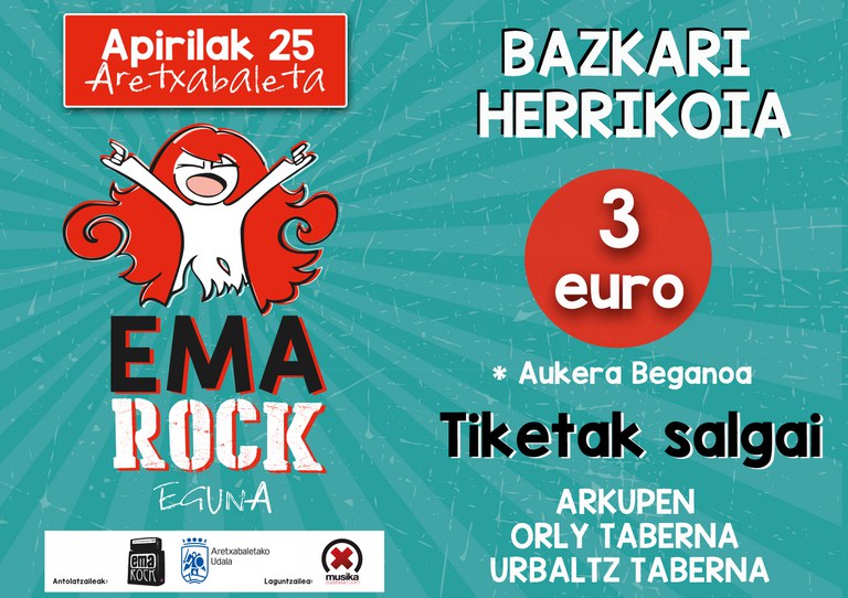 Tickets para la comida de Emarock