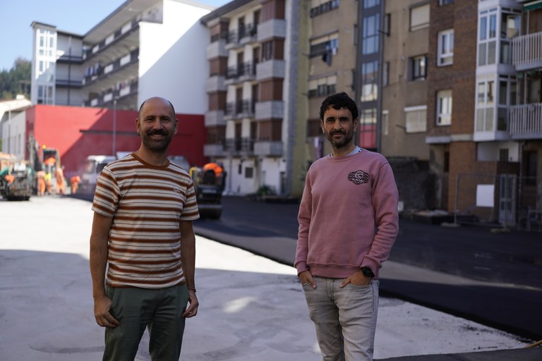 Urbanización de la plaza de Andramari