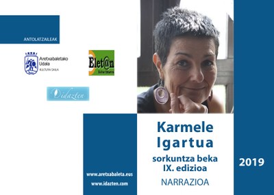 Entrega de premios: "Karmele Igartua sorkuntza beka"