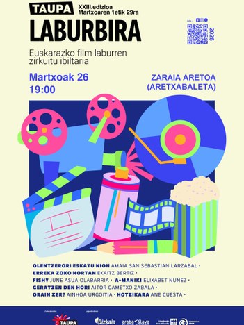 LABURBIRA 2026: circuito itinerante de cortometrajes en euskera