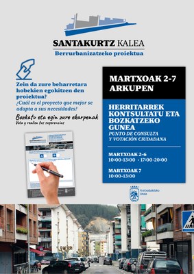 Proyecto de reurbanización de la calle Santakurtz