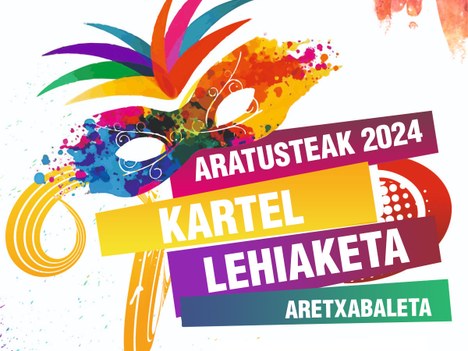 2024ko aratusteak iragartzeko kartel lehiaketa