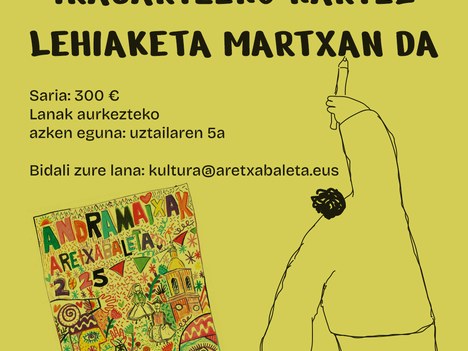 2026ko Andramaixetako kartel iragarlea aukeratzeko kartel lehiaketa