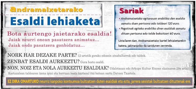 Andramaixetarako esaldi lehiaketa