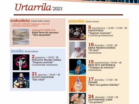 Antzerkia izango da nagusi urtarrilean Arkupen