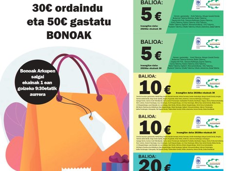 Aurtengo lehen bonuen kanpaina astelehenean hasiko da