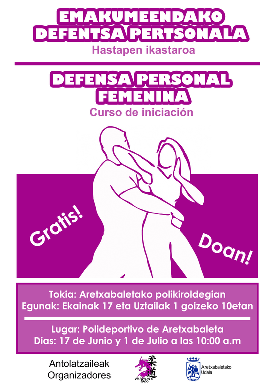 Emakumeendako defentsa pertsonal ikastaroa