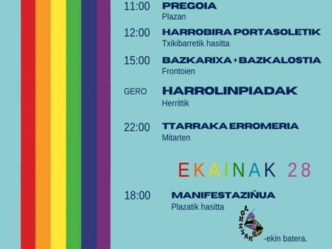 Ekainak 28, LGTBIAQ+ kolektiboaren askapenaren eta harrotasunaren nazioarteko eguna