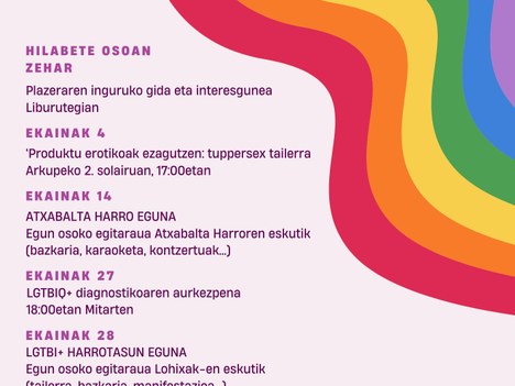 EKAINAK 28, LGTBIAQ+ komunitatearen harrotasun eguna