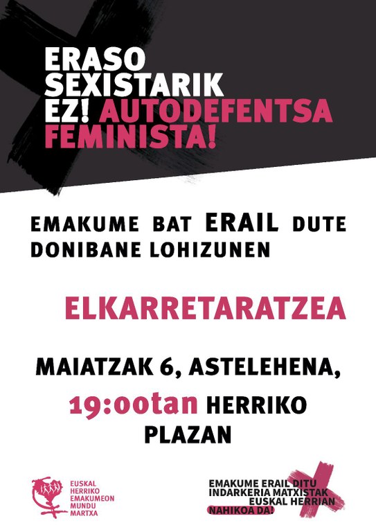 ELKARRETARATZEA. ERASORIK EZ, ERANTZUNIK GABE!