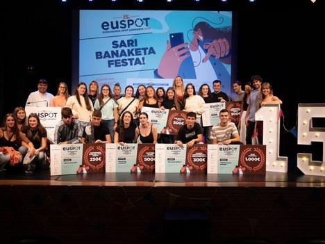 EUSPOT lehiaketako sari nagusia ”Klik bat baino gehiago” spotak irabazi du
