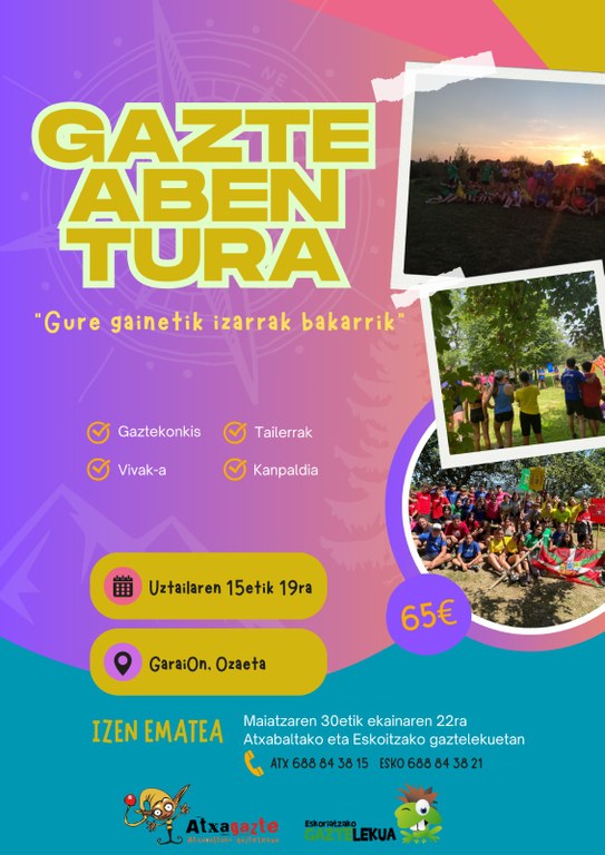 Gaztelekuko udako eskaintza
