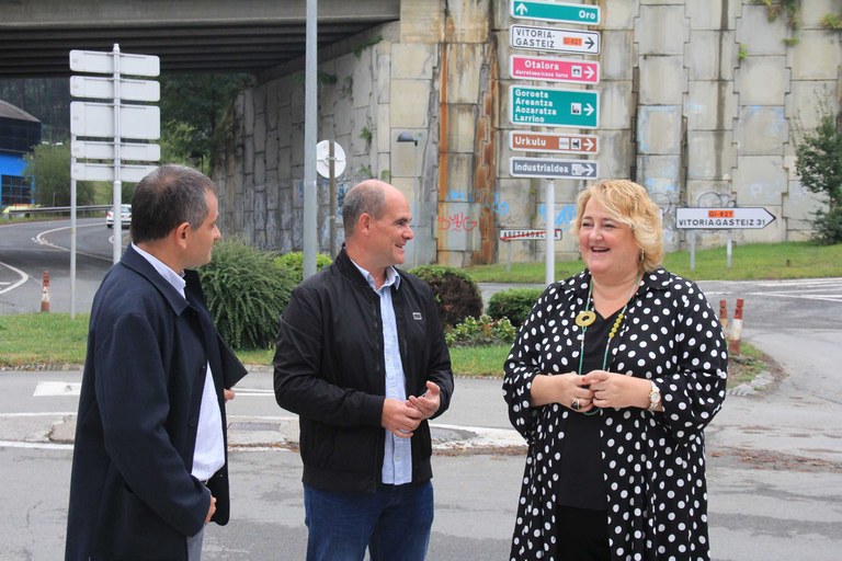 Gipuzkoako Foru Aldundiak Basabeko biribilgunea birmoldatuko du