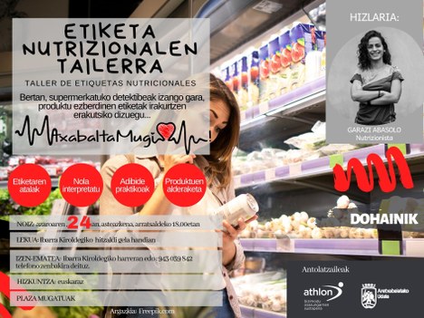 Etiketa nutrizionalen tailerra