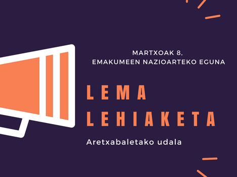 Martxoak 8: Emakumeen Nazioarteko Egunerako lema lehiaketa