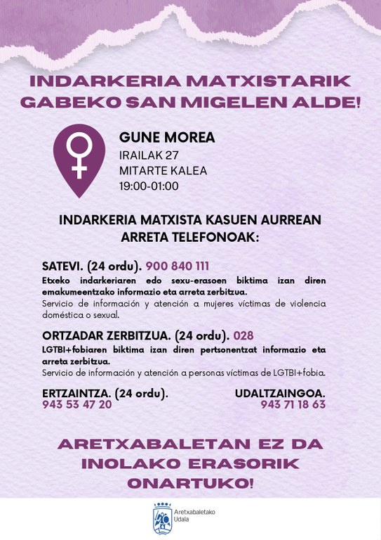 San Migeletan gune morea egongo da irailaren 27an