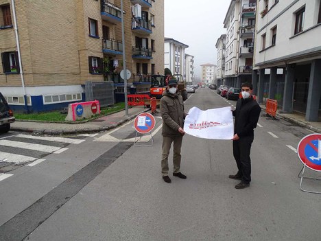 Santakurtz kaleko lanak astelehenean hasiko dira, lehenengo fasean