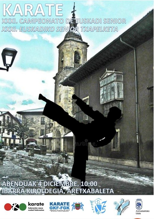 Senior mailako Euskadiko Karate Txapelketa jokatuko da larunbatean Ibarra kiroldegian