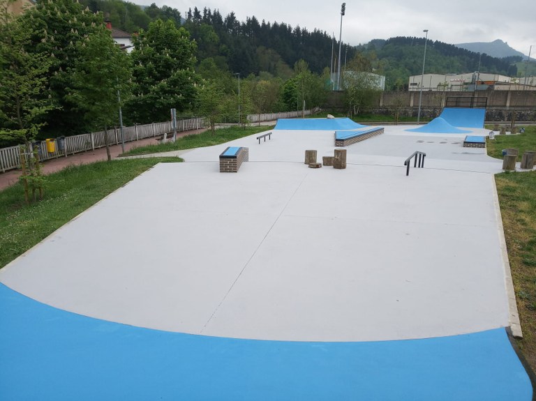 Skate parkaren itxura aldatu da