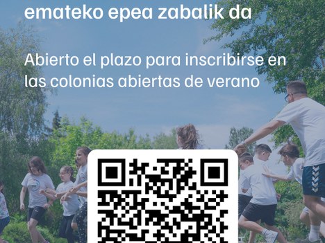 Zabalik dago 2026ko Udaleku irekietan izena emateko epea