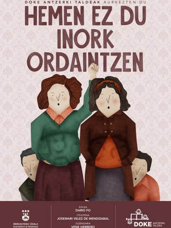 DOKE ANTZERKI TALDEA - Hemen ez du inork ordaintzen