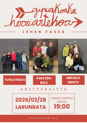 GIPUZKOAKO HERRI ARTEKO BERTSO TXAPELKETA