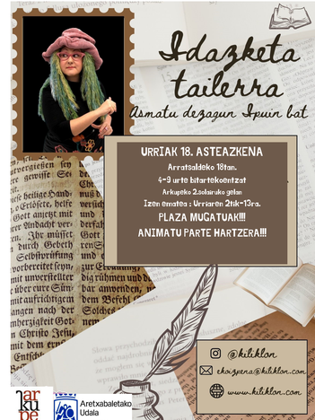 IDAZKETA TAILERRA