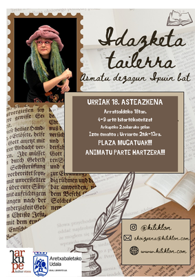 IDAZKETA TAILERRA