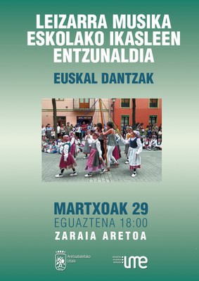 LEIZARRA MUSIKA ESKOLAKO IKASLEEN ENTZUNALDIA